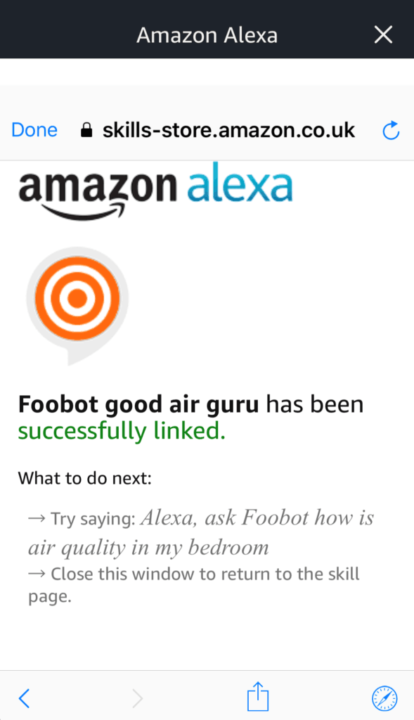 Foobot Alexa