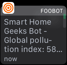 Foobot iWatch