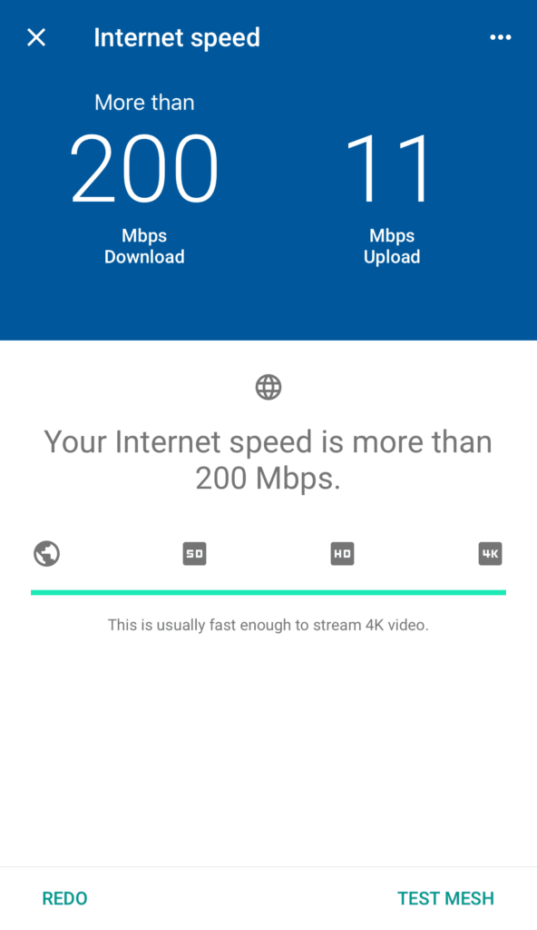 Google Wi-Fi Speed